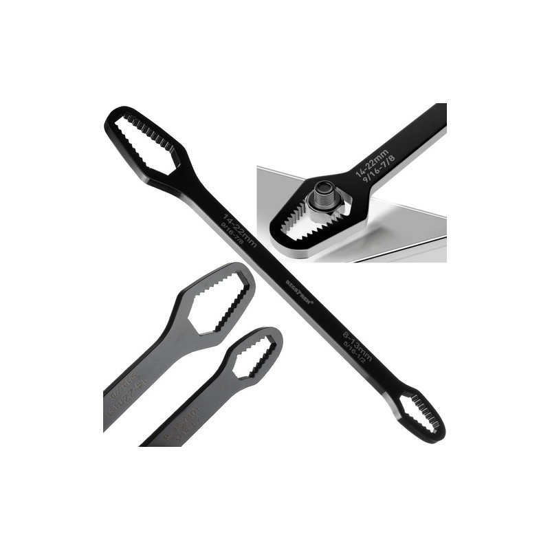 Cheie franceza universală reglabila 8-22 mm din oțel carbon - imagine 65